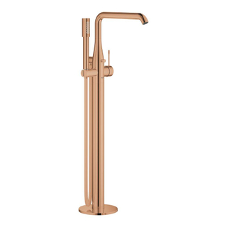 GROHE Essence New Afbouwdeel vrijstaande badkraan - omstel - draaibare uitloop 27.7cm - handdouche - doucheslang - warm sunset