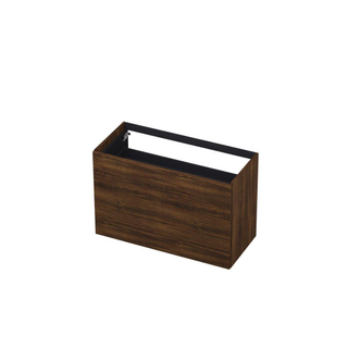 Ink meuble 100x70x45cm 2 tiroirs push-to-open décor bois