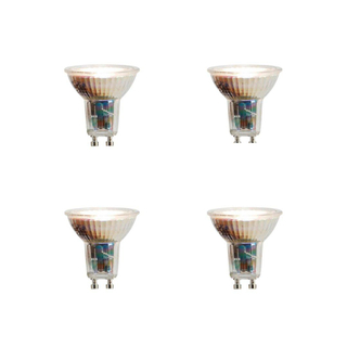 Luedd Lampe LED Smart - lot de 4 - GU10 - 4.8W - 1800K-6500K - 400LM - à intensité réglable