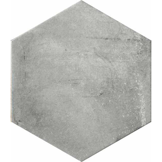 SAMPLE Cir Miami Vloer- en wandtegel hexagon 24x28cm 10mm R10 porcellanato Dust Grey