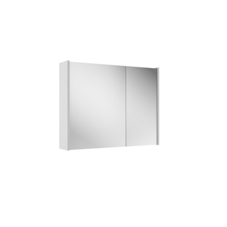 Saniclass Prime Armoire miroir - 80x63x16cm - incluant panneaux latéraux - greige (gris)