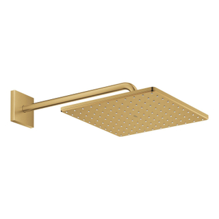 GROHE Rainshower SmartActive 310 Cube Hoofddouche - 31x31cm - 1 straalsoort - wandarm 43cm - geborsteld cool sunrise