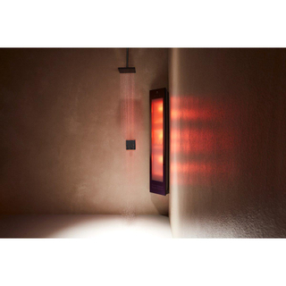 Sunshower Combi Black Appareil encastrable UV et infrarouge 29x144x22,8cm corps entier 2000 watts noir/aluminium