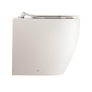 Crosswater Glide II Toilette sur pied - 36.5x51x42.5cm - sans bride - sans abattant - Blanc brillant mat