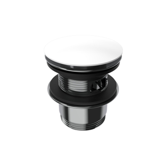 Arcqua Arcqua bonde pop-up baignoire 1 1/2 avec trop-plein brillant blanc