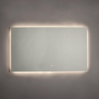 Adema Squared Badkamerspiegel - 120x70cm - indirecte LED verlichting - touch schakelaar - spiegelverwarming OUTLETSTORE