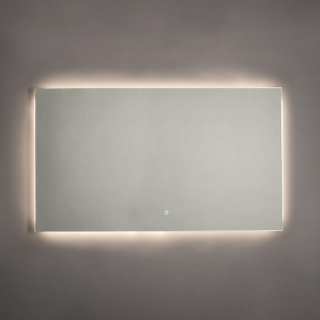 Saniclass Squared Badkamerspiegel - 120x70cm - indirecte LED verlichting - touch schakelaar - spiegelverwarming