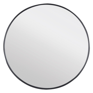 Differnz miroir rond aluminium 65 x 65 cm noir
