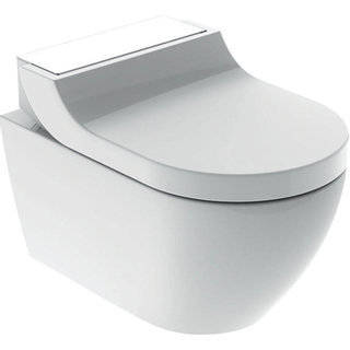 Geberit AquaClean Tuma Comfort Douchewc - douche wc decorplaat - glas wit