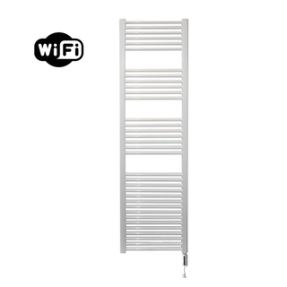 Sanicare HVW Radiateur électrique - 172x45cm - 920W - wifi - thermostat - blanc - en bas à droite - blanc