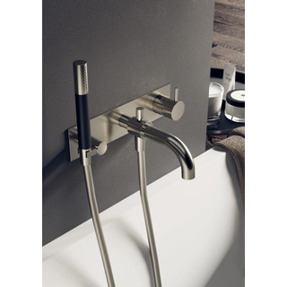 Hotbath Cobber afbouwdeel inbouw douche en badmengkraan automatische omstelinrichting met doucheslang en handdouche chroom - OUTLET UDEN
