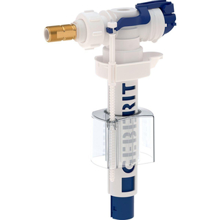 Geberit Unifill robinet flotteur type 380 raccordement d'eau côté 3/8" nippel en laiton
