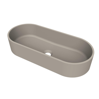 Arcqua Case vasque - ovale - 60x26cm - argile mate