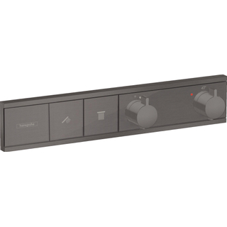 Hansgrohe RainSelect corps encastré pour mitigeur de douche thermostatique à 2 fonctions 45.6x90cm chrome brossé noir