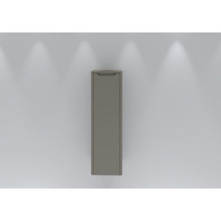 HR badmeubelen Juice Meuble bas semi-haut - 40x35x130cm - avec coins arrondis - 1 porte - ouverture à droite - beige mat