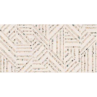 Prissmacer Cerámica Gobi Carrelage Terrazzo - 60x120cm - rectifié - Nude mat