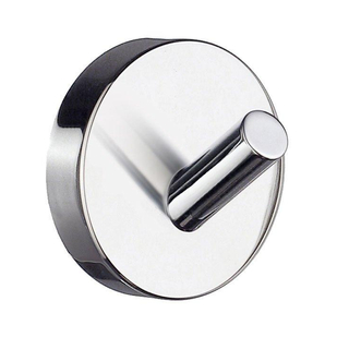 Smedbo Home Porte-serviettes - 4.8x4.2cm - autocollant / perçage - Laiton massif Chrome