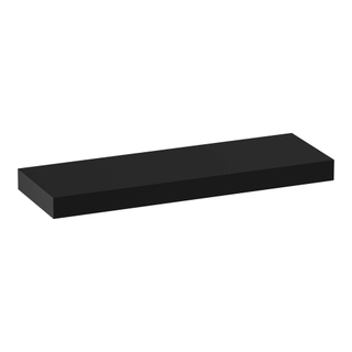 BRAUER Creek Plan sous vasque MDF 140x50x10cm MDF Noir mat