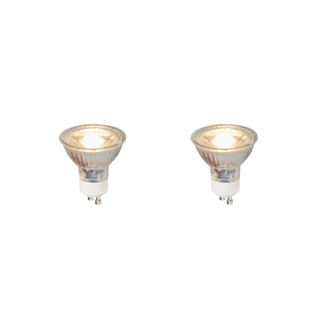 Luedd Lampe LED - lot de 2 - GU10 - 5W - 3000K - 450LM - à intensité réglable