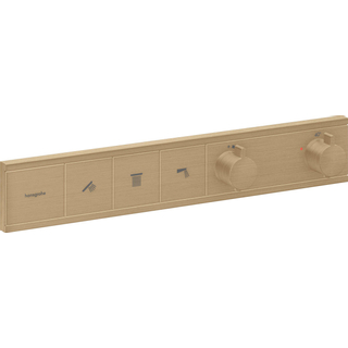 Hansgrohe Rainselect Thermostat encastré pour 3 fonctions bronze brossé