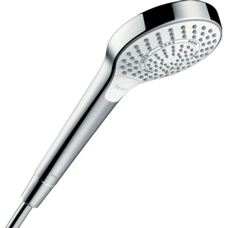 Hansgrohe Croma Select S douchette à main Multi EcoSmart 1/2 xØ11cm avec soft rain intense rain et jet massage blanc/chrome