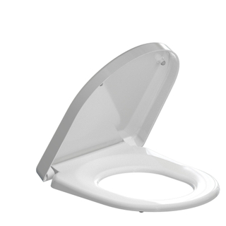 FugaFlow Abattant WC déclipsable et softclose compatible avec Duravit Starck 3 blanc brillant
