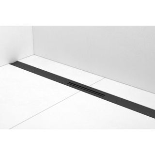 Easy drain R-line Clean Color douchegoot 120cm mat zwart