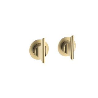 Crosswater Module Foile Handdoekhaak - set van 2 - Brushed Brass