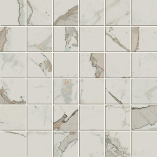 Atlas Concorde Solution Exigo Mozaiek vloer & wand - 30x30cm - 9.0mm - Calacatta