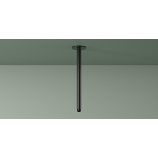 Hotbath Ace Plafondbuis - 30cm - rond - Mat Zwart PVD