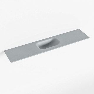 Mondiaz EDEN Fontein - 100x23x0.9cm - wasbak midden - zonder kraangaten - voor toiletmeubel - Solid surface - Plata