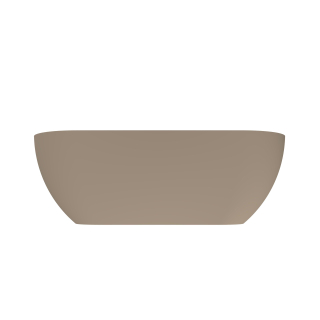 Arcqua Havana Baignoire îlot semi-encastrée - 170x80cm - mat truffe