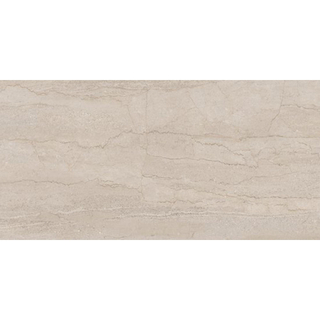 Vtwonen Carrelage Portland Travertin Carrelage de sol - 60x120cm - 9.0mm - rectifié - Taupe