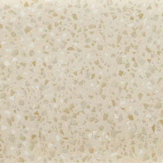 Ceramiche coem carrelage sol et mur terrazzo maxi caolino 60x60 cm rectifié vintage mat beige