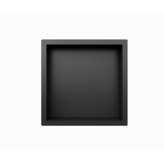 FugaFlow Arcas Niche encastrable - 30x30cm - Noir mat
