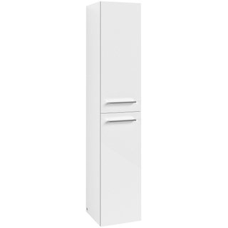 Villeroy & Boch Avento kast hoog 35x37x176cm 2x deur scharnier rechts crystal white