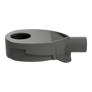 Easydrain Siphon peu profond pour modèles xs nano 28 mm siphon noir