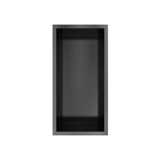 Hotbath &MORE Inbouwbox of inbouwnis - 30x15x10 - Geborsteld zwart PVD