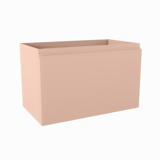 Mondiaz FLOTT Meuble sous vasque - 80x45x50cm - 2 tiroirs - softclose - 1 découpe centre - Rosee