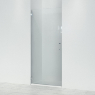 Saniclass Neptune Douchedeur - 70x200cm - profielloos - veiligheidsglas - anti kalk - chroom