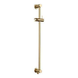 Brauer Gold Edition Glijstang - 70cm - handdouchehouder - geïntegreerde wateruitlaat - PVD - geborsteld goud