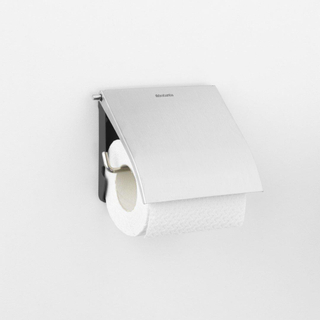 Brabantia ReNew Toiletrolhouder- met klep - ReNew matt steel