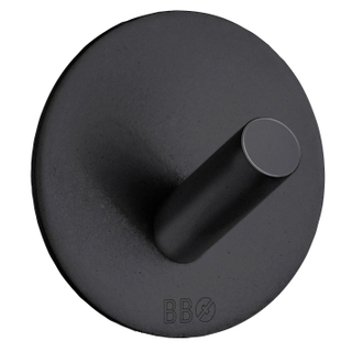 Smedbo BB - Handdoekhaak - zelfklevend - RVS Mat zwart