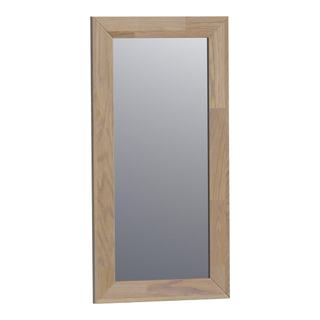 Saniclass natural wood Spiegel - 40x80cm - zonder verlichting - rechthoek - grey oak