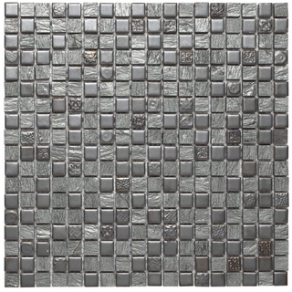 Dune Ceramic Mosaics Mozaiektegel 30x30cm Zoe 8mm Mat/glans Grijs