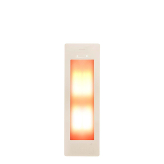 Sunshower Small Plaque en verre Sand White