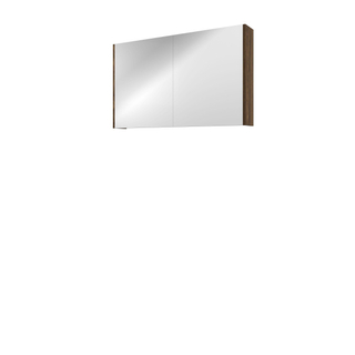 Proline spiegelkast comfort avec miroir sur plaque à l'intérieur de 2 portes 100x14x60cm chêne cabana