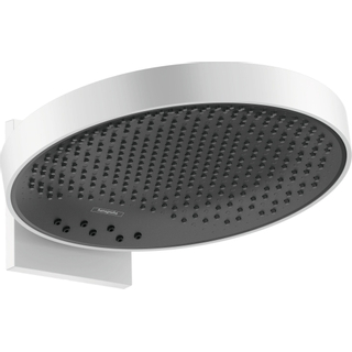 Hansgrohe Rainfinity PowderRain pomme de douche Ø36cm 3 jets avec bras de douche inclinable verticalement 10-30° mat blanc