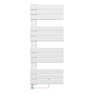 Belrad Handdoekradiator - links - aansluiting/comb - 1800X600mm- Wit