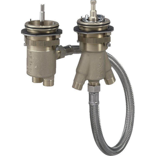 Hansgrohe Universeel corps encastré pour robinet thermostatique de bord de baignoire 2 trous